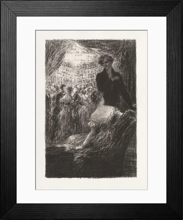 Framed Print : Hector Berlioz, sa vie et ses oevres: Symphonie Fantastique-- Un bal Framed Print : Hector Berlioz, sa vie et ses oevres: Symphonie Fantastique-- Un bal