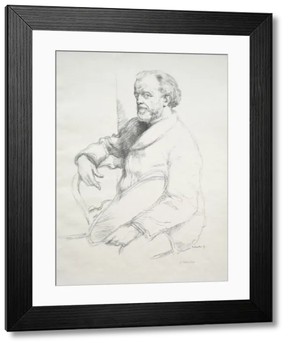 Framed Print : Henri Fantin-Latour, 1897. Creator: William Rothenstein (British, 1872-1945) Framed Print : Henri Fantin-Latour, 1897. Creator: William Rothenstein (British, 1872-1945)