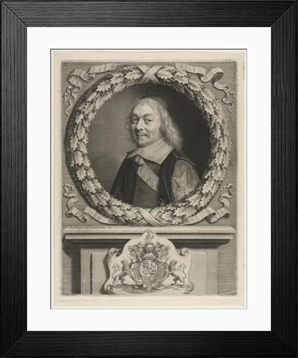 Framed Print : Henri-Auguste de Lomenie Comte de Brienne, 1660. Creator: Robert Nanteuil (French, 1623-1678) Framed Print : Henri-Auguste de Lomenie Comte de Brienne, 1660. Creator: Robert Nanteuil (French, 1623-1678)