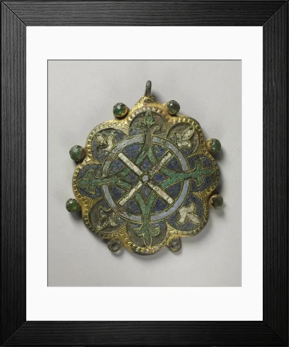 Framed Print : Harness Pendant, 1200s. Creator: Unknown Framed Print : Harness Pendant, 1200s. Creator: Unknown