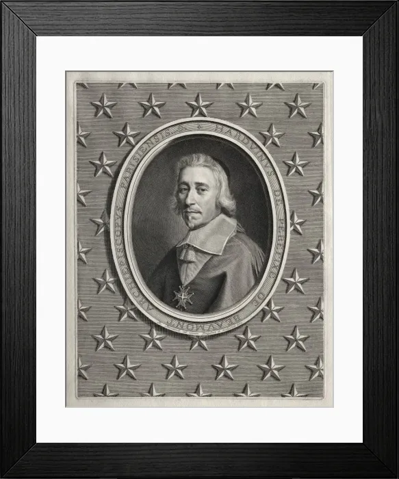 Framed Print : Hardouin de Perefixe de Beaumont, 1665. Creator: Robert Nanteuil (French, 1623-1678) Framed Print : Hardouin de Perefixe de Beaumont, 1665. Creator: Robert Nanteuil (French, 1623-1678)