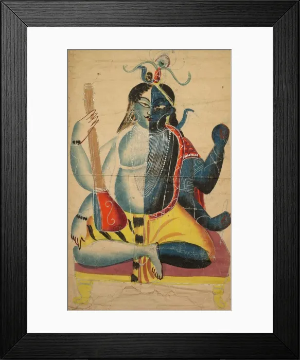 Framed Print : Hari-Hara, 1800s. Creator: Unknown Framed Print : Hari-Hara, 1800s. Creator: Unknown