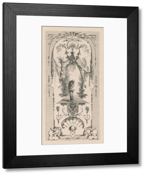 Framed Print : Harlequin, Arabesque. Creator: Louis Crepy (French) Framed Print : Harlequin, Arabesque. Creator: Louis Crepy (French)