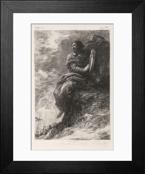 Framed Print : Harolde dans les Montagnes, 1884. Creator: Henri Fantin-Latour (French, 1836-1904) Framed Print : Harolde dans les Montagnes, 1884. Creator: Henri Fantin-Latour (French, 1836-1904)