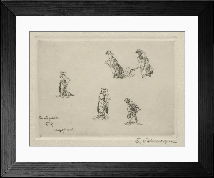 Framed Print : Haymakers, 1916. Creator: Friedrich Kallmorgan (German, 1856-1924) Framed Print : Haymakers, 1916. Creator: Friedrich Kallmorgan (German, 1856-1924)