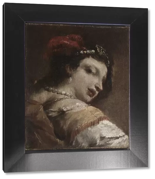 Head of a Woman, c. 1739. Creator: Antonio Guardi (Italian, 1699-1760)