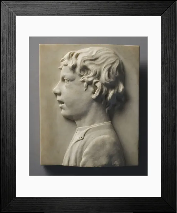 Framed Print : Head of a Boy, c. 1460. Creator: Unknown Framed Print : Head of a Boy, c. 1460. Creator: Unknown