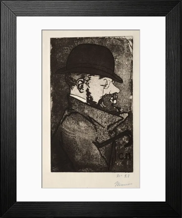 Framed Print : Henri de Toulouse-Lautrec. Creator: Charles Maurin (French, 1856-1914) Framed Print : Henri de Toulouse-Lautrec. Creator: Charles Maurin (French, 1856-1914)