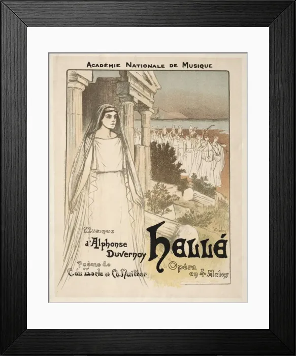Framed Print : Helle - Opera en 4 actes, 1896. Creator: Theophile Alexandre Steinlen (Swiss Framed Print : Helle - Opera en 4 actes, 1896. Creator: Theophile Alexandre Steinlen (Swiss