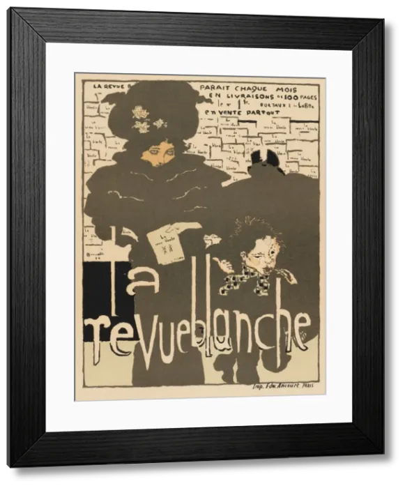 Framed Print : Masters of the Poster: Pl. 38, La Revue Blanche, 1894. Creator: Pierre Bonnard (French Framed Print : Masters of the Poster: Pl. 38, La Revue Blanche, 1894. Creator: Pierre Bonnard (French