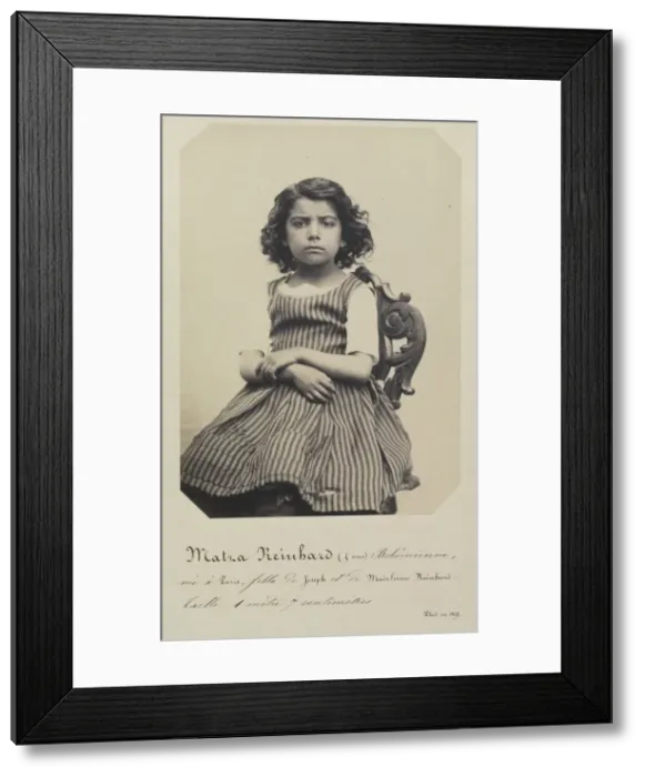 Framed Print : Matra Reinhard, 1868. Creator: Jacques-Philippe Potteau (French, 1807-1876) Framed Print : Matra Reinhard, 1868. Creator: Jacques-Philippe Potteau (French, 1807-1876)