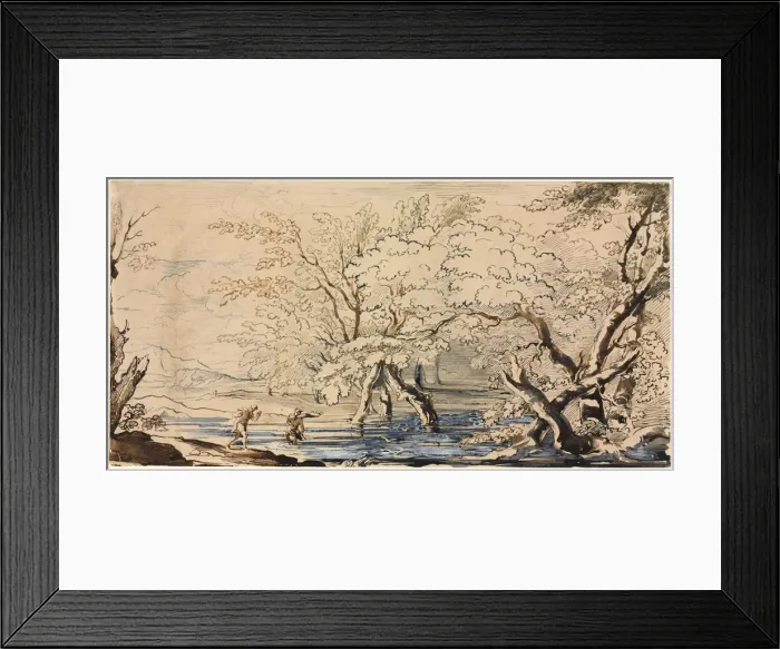 Framed Print : Mercury and Argos. Creator: Joseph Brett (British, 1816-1848) Framed Print : Mercury and Argos. Creator: Joseph Brett (British, 1816-1848)