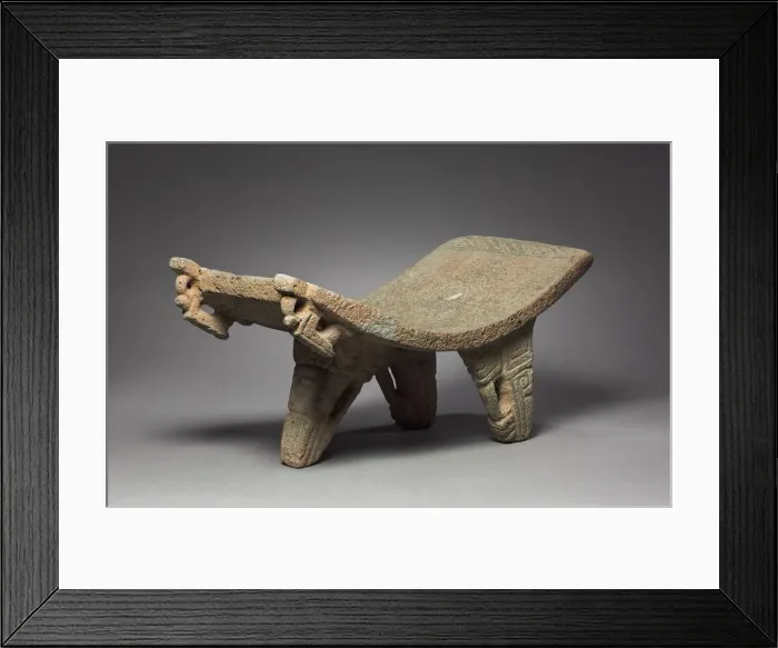 Framed Print : Metate, 1200-1500. Creator: Unknown Framed Print : Metate, 1200-1500. Creator: Unknown
