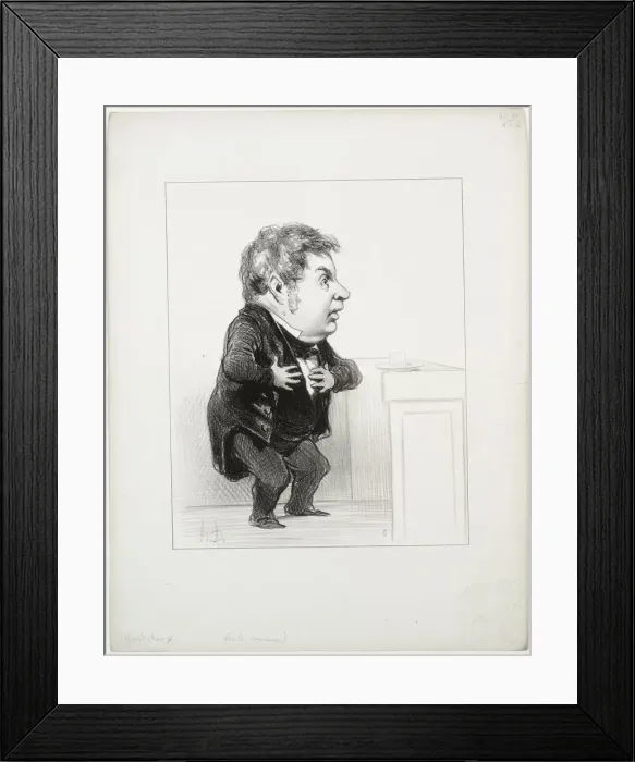 Framed Print : Michel Goudchaux, 1849. Creator: Honore Daumier (French, 1808-1879) Framed Print : Michel Goudchaux, 1849. Creator: Honore Daumier (French, 1808-1879)