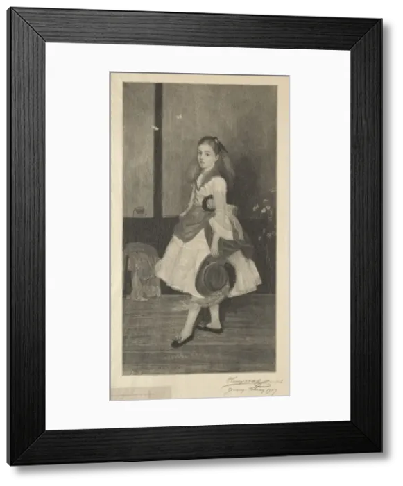 Framed Print : Miss Alexander, 1907. Creator: Henry Wolf (American, 1852-1916) Framed Print : Miss Alexander, 1907. Creator: Henry Wolf (American, 1852-1916)