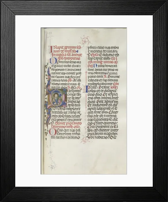 Framed Print : Missale: Fol. 259: Saint Andrew, 1469. Creator: Bartolommeo Caporali (Italian, c. 1420-1503) Framed Print : Missale: Fol. 259: Saint Andrew, 1469. Creator: Bartolommeo Caporali (Italian, c. 1420-1503)