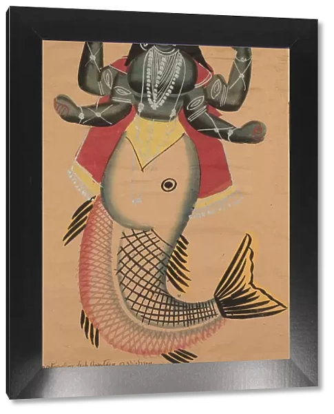 Matsya, Fish Avatara of Vishnu, 1800s. Creator: Unknown
