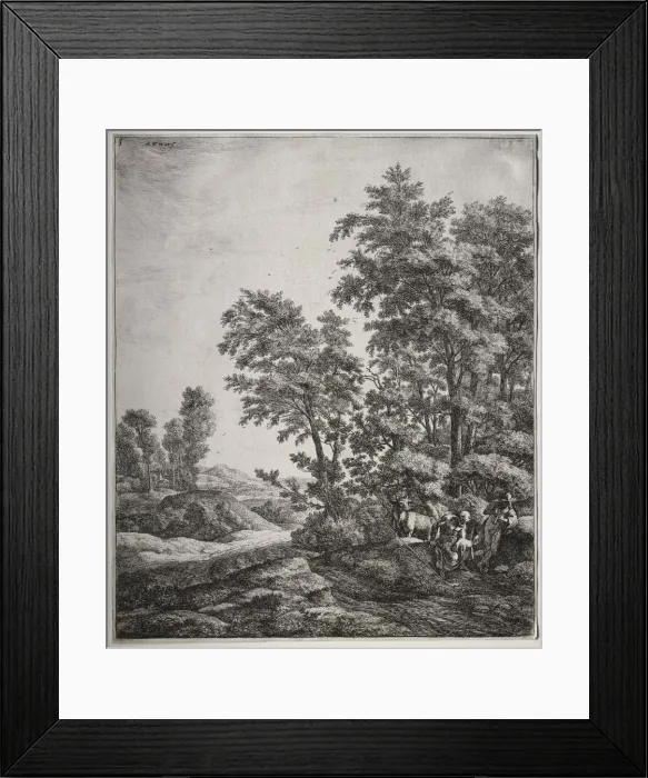 Framed Print : Mercury and Argus. Creator: Anthonie Waterloo (Dutch, 1609 / 10-1690) Framed Print : Mercury and Argus. Creator: Anthonie Waterloo (Dutch, 1609 / 10-1690)