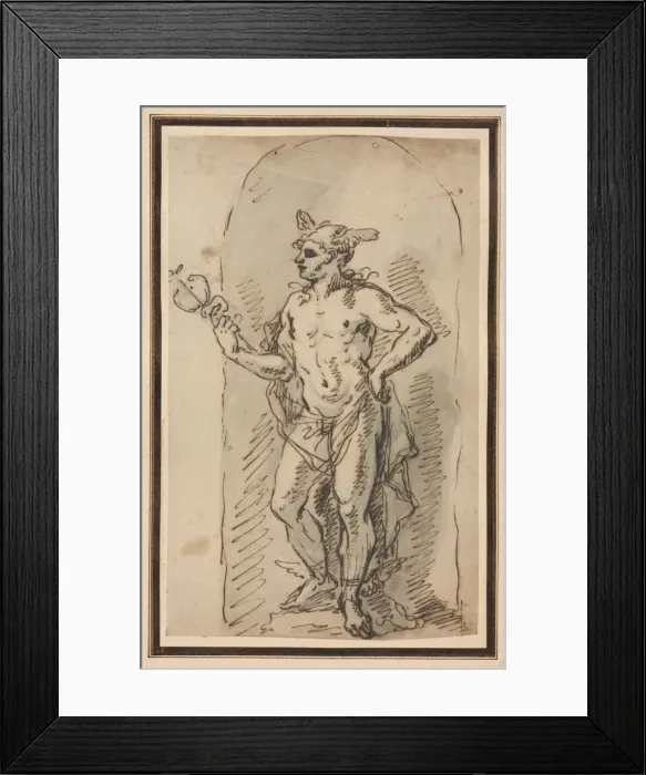 Framed Print : Mercury, 18th century. Creator: Anonymous Framed Print : Mercury, 18th century. Creator: Anonymous