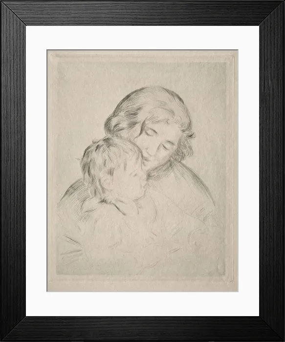 Framed Print : Mere et enfant. Creator: Pierre-Auguste Renoir (French, 1841-1919) Framed Print : Mere et enfant. Creator: Pierre-Auguste Renoir (French, 1841-1919)