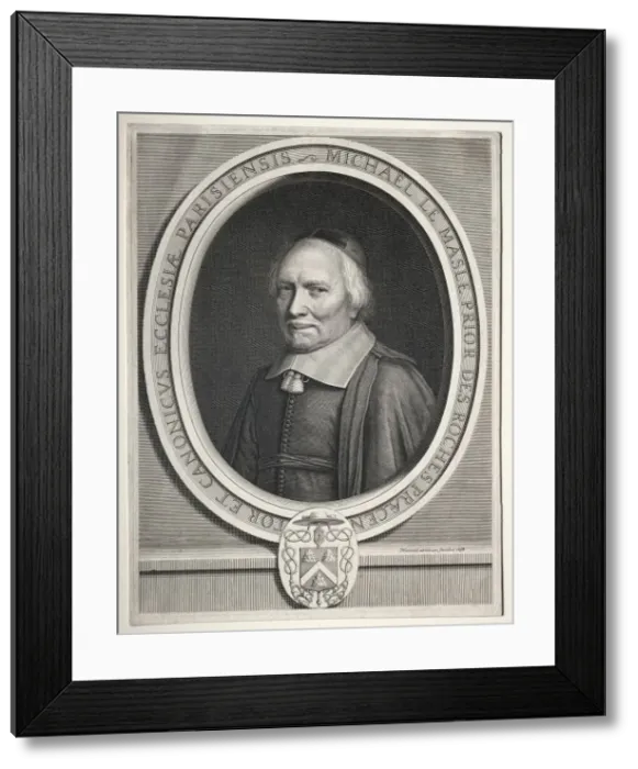 Framed Print : Michel le Masle. Creator: Robert Nanteuil (French, 1623-1678) Framed Print : Michel le Masle. Creator: Robert Nanteuil (French, 1623-1678)