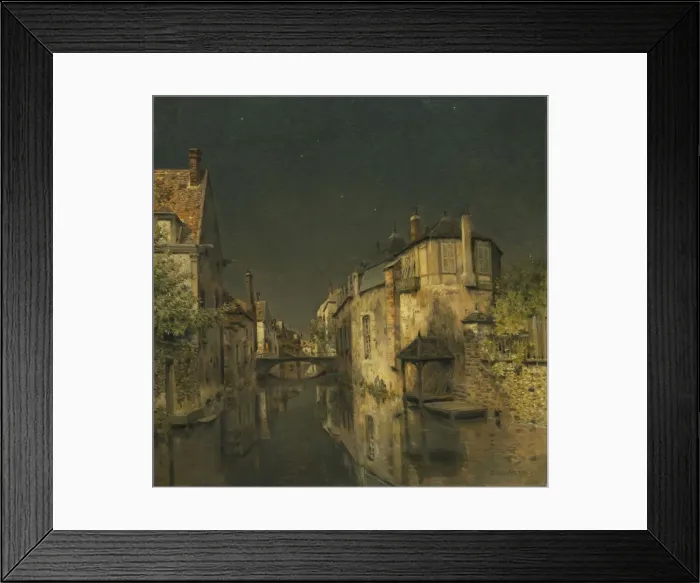 Framed Print : Midnight, 1891. Creator: Jean-Charles Cazin (French, 1841-1901) Framed Print : Midnight, 1891. Creator: Jean-Charles Cazin (French, 1841-1901)
