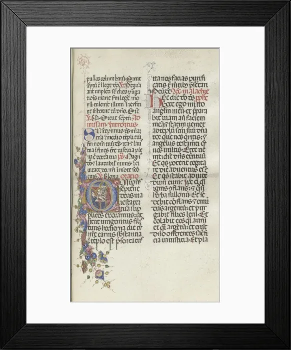 Framed Print : Missale: Fol. 270: Presentation of Christ to Simeon, 1469. Creator: Bartolommeo Caporali (Italian Framed Print : Missale: Fol. 270: Presentation of Christ to Simeon, 1469. Creator: Bartolommeo Caporali (Italian