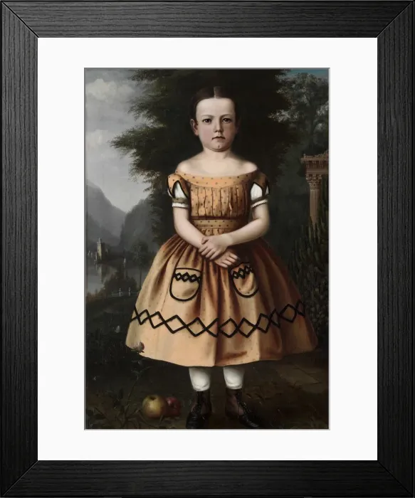Framed Print : Minnie Willard, 1860s. Creator: Archibald Willard (American, 1836-1918)