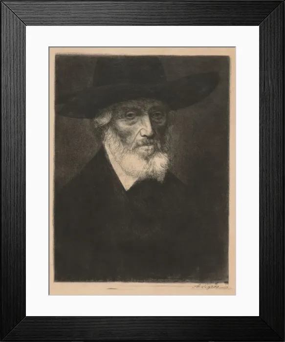 Framed Print : Large Portrait of Thomas Carlyle. Creator: Alphonse Legros (French, 1837-1911) Framed Print : Large Portrait of Thomas Carlyle. Creator: Alphonse Legros (French, 1837-1911)