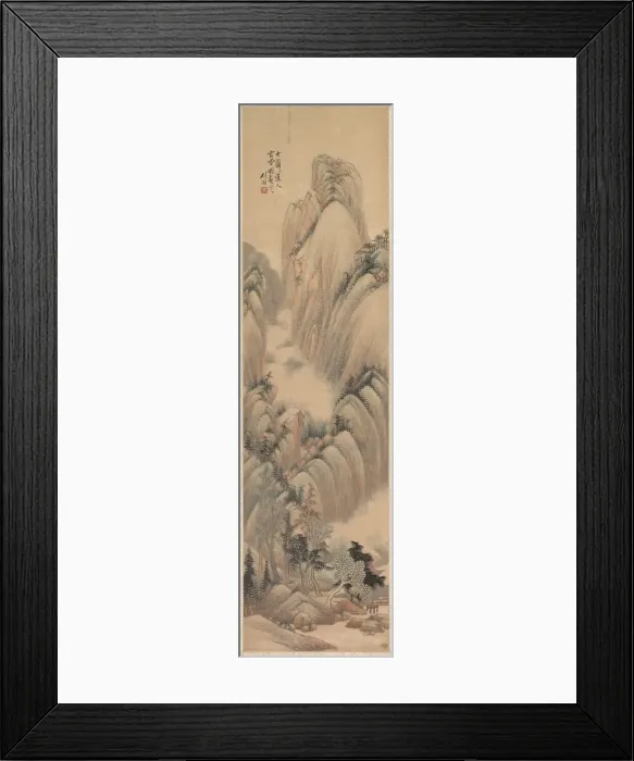 Framed Print : Landscapes, 1892. Creator: Ren Yu (Chinese, 1853-1901) Framed Print : Landscapes, 1892. Creator: Ren Yu (Chinese, 1853-1901)
