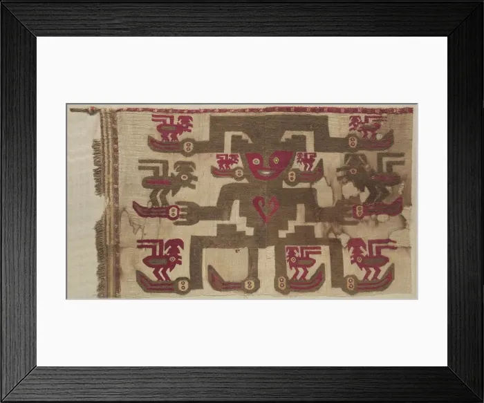 Framed Print : Large Cloth, 1100-1400. Creator: Unknown Framed Print : Large Cloth, 1100-1400. Creator: Unknown