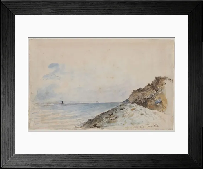 Framed Print : Le Havre, 1862. Creator: Johan Barthold Jongkind (Dutch, 1819-1891) Framed Print : Le Havre, 1862. Creator: Johan Barthold Jongkind (Dutch, 1819-1891)