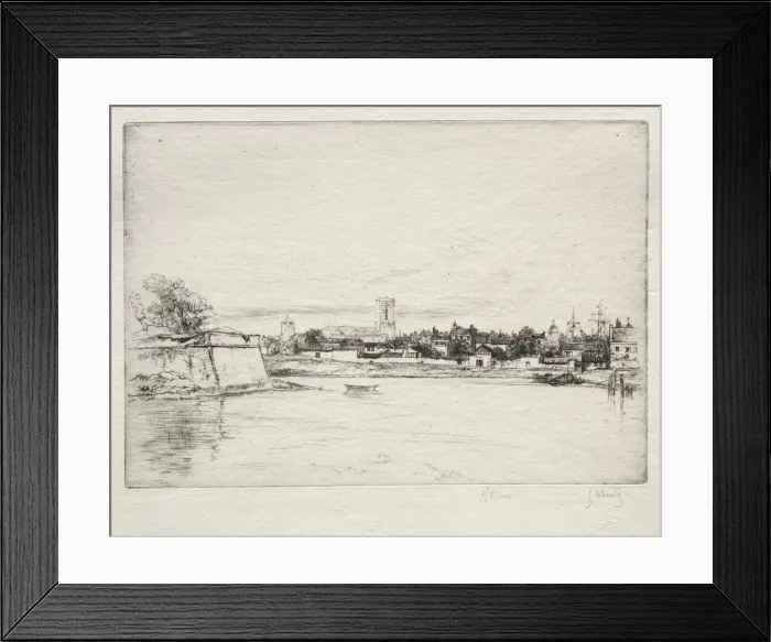 Framed Print : Le Petit St. Eloi, La Rochelle. Creator: Gustave Leheutre (French, 1861-1932) Framed Print : Le Petit St. Eloi, La Rochelle. Creator: Gustave Leheutre (French, 1861-1932)