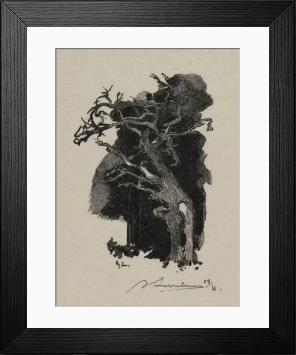 Framed Print : Le Rageur. Creator: Auguste Louis Lepere (French, 1849-1918) Framed Print : Le Rageur. Creator: Auguste Louis Lepere (French, 1849-1918)