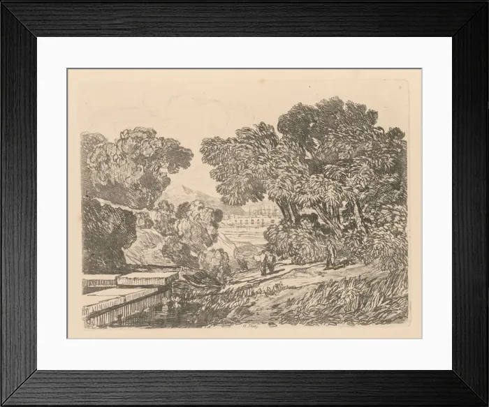 Framed Print : Liber Studiorum: Plate 9, A Study, 1838. Creator: John Sell Cotman (British, 1782-1842) Framed Print : Liber Studiorum: Plate 9, A Study, 1838. Creator: John Sell Cotman (British, 1782-1842)