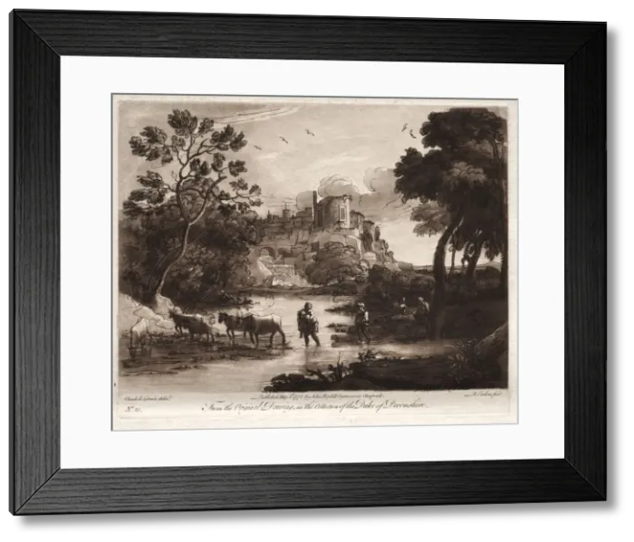Framed Print : Liber Veritatis, 1777. Creator: Richard Earlom (British, 1743-1822) Framed Print : Liber Veritatis, 1777. Creator: Richard Earlom (British, 1743-1822)