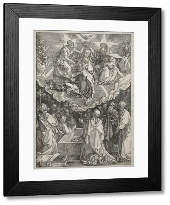 Framed Print : Life of the Virgin: Assumption of the Virgin, 1504-1505. Creator: Albrecht Dürer (German Framed Print : Life of the Virgin: Assumption of the Virgin, 1504-1505. Creator: Albrecht Dürer (German