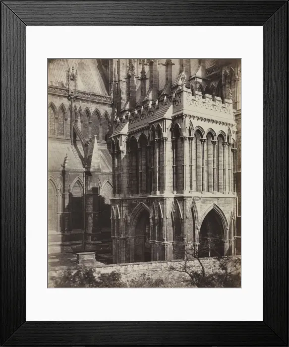 Framed Print : Lincoln Cathedral: The Galilee Porch, c. 1857. Creator: Roger Fenton (British, 1819-1869) Framed Print : Lincoln Cathedral: The Galilee Porch, c. 1857. Creator: Roger Fenton (British, 1819-1869)