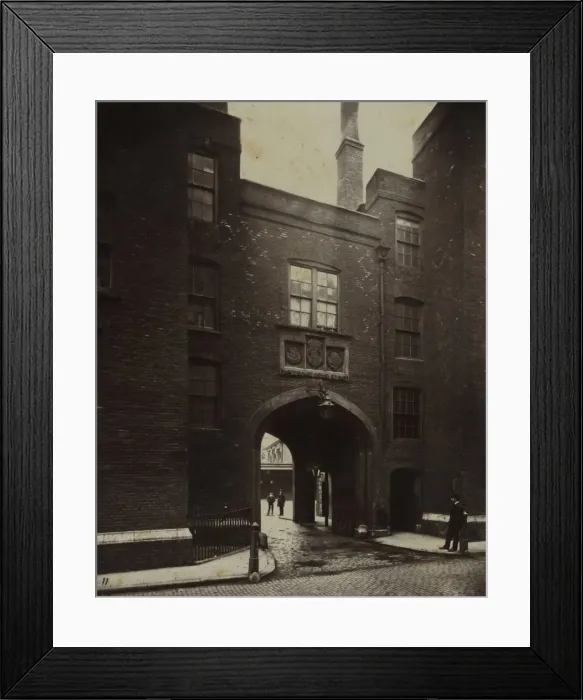 Framed Print : Lincolns Inn, Gate House, 1876. Creator: Alfred H Framed Print : Lincolns Inn, Gate House, 1876. Creator: Alfred H