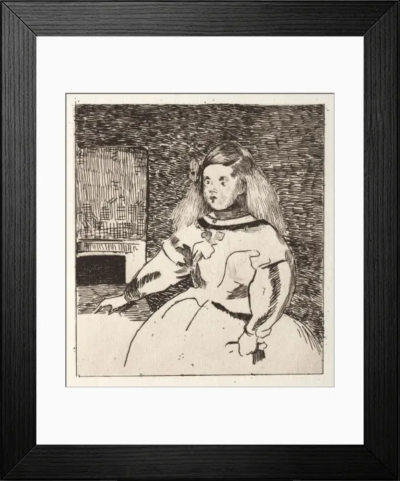 Framed Print : Linfante Marguerite. Creator: Edouard Manet (French, 1832-1883) Framed Print : Linfante Marguerite. Creator: Edouard Manet (French, 1832-1883)