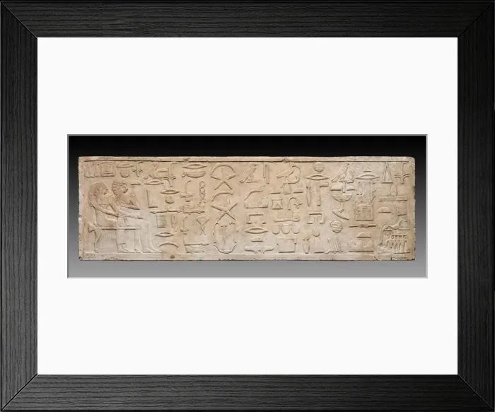 Framed Print : Lintel of Enseperi, 2454-2311 BC. Creator: Unknown Framed Print : Lintel of Enseperi, 2454-2311 BC. Creator: Unknown