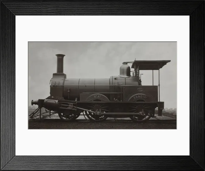 Framed Print : Locomotive, c. 1880s. Creator: John (British) Stuart (British, 1831-1907) Framed Print : Locomotive, c. 1880s. Creator: John (British) Stuart (British, 1831-1907)