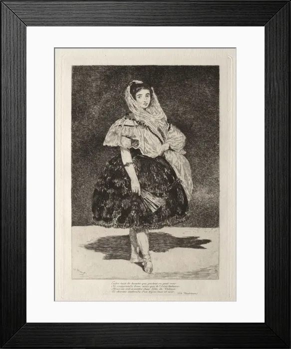 Framed Print : Lola de Valence. Creator: Edouard Manet (French, 1832-1883) Framed Print : Lola de Valence. Creator: Edouard Manet (French, 1832-1883)