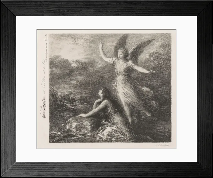 Framed Print : Le Paradis et la Peri. Creator: Henri Fantin-Latour (French, 1836-1904) Framed Print : Le Paradis et la Peri. Creator: Henri Fantin-Latour (French, 1836-1904)