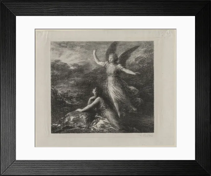 Framed Print : Le Paradis et la Peri, 1884. Creator: Henri Fantin-Latour (French, 1836-1904) Framed Print : Le Paradis et la Peri, 1884. Creator: Henri Fantin-Latour (French, 1836-1904)