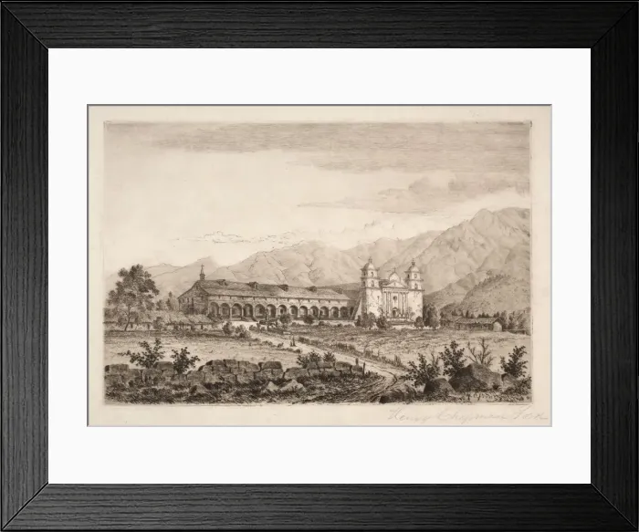 Framed Print : Landscape. Creator: Henry Chapman Ford (American, 1828-1894) Framed Print : Landscape. Creator: Henry Chapman Ford (American, 1828-1894)