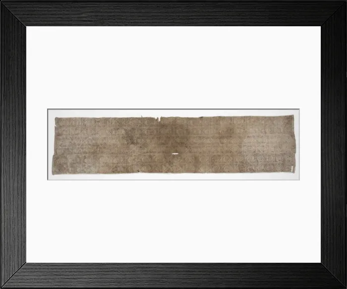 Framed Print : Large Cloth, c. 1100-1400. Creator: Unknown Framed Print : Large Cloth, c. 1100-1400. Creator: Unknown