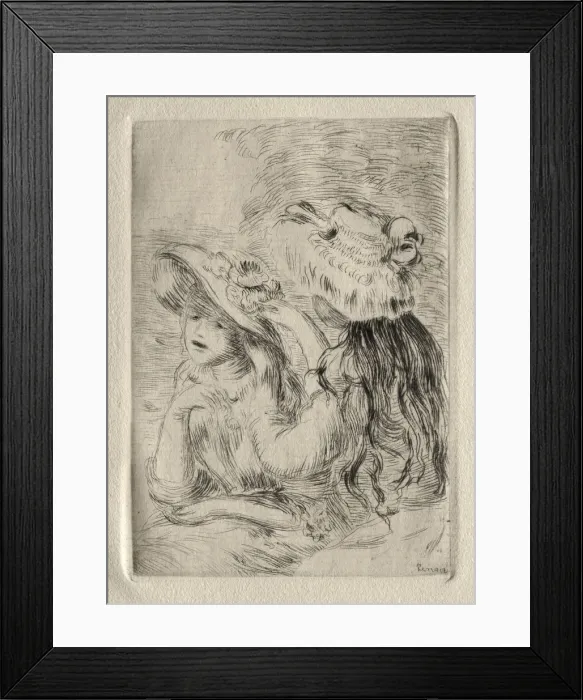 Framed Print : Le Chapeau epingle. Creator: Pierre-Auguste Renoir (French, 1841-1919) Framed Print : Le Chapeau epingle. Creator: Pierre-Auguste Renoir (French, 1841-1919)