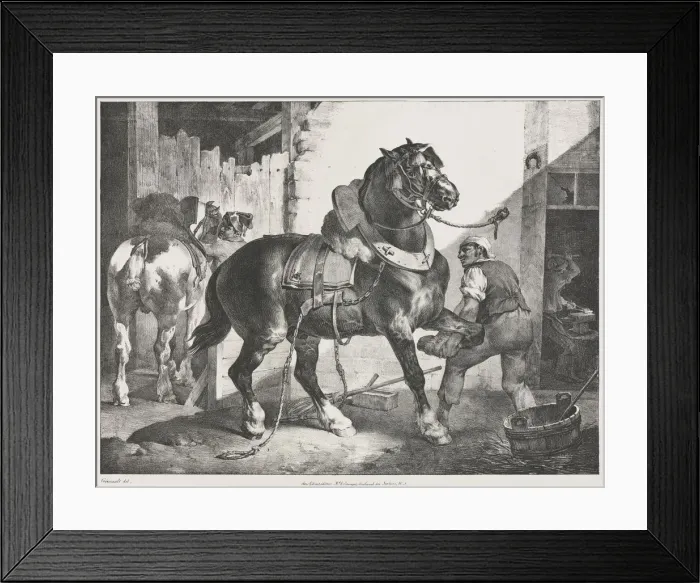 Framed Print : Le Marechal francais. Creator: Theodore Gericault (French, 1791-1824)