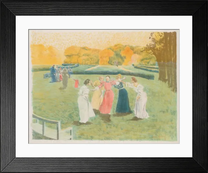 Framed Print : Le Colin-Maillard, 1897. Creator: Alexandre Lunois (French, 1863-1916) Framed Print : Le Colin-Maillard, 1897. Creator: Alexandre Lunois (French, 1863-1916)